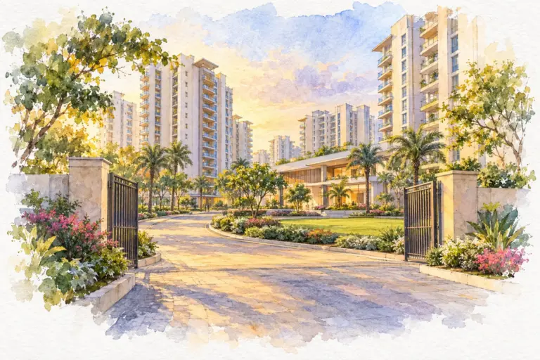 Illustration of Mahalaxmi Apartments Gurgaon