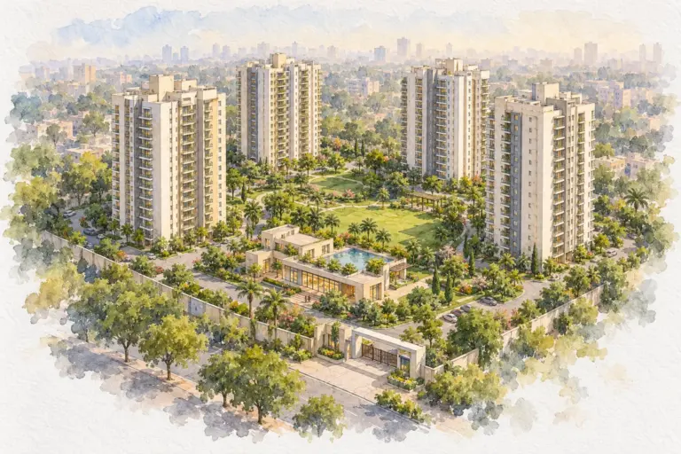 Illustration of Mansarovar Apartment