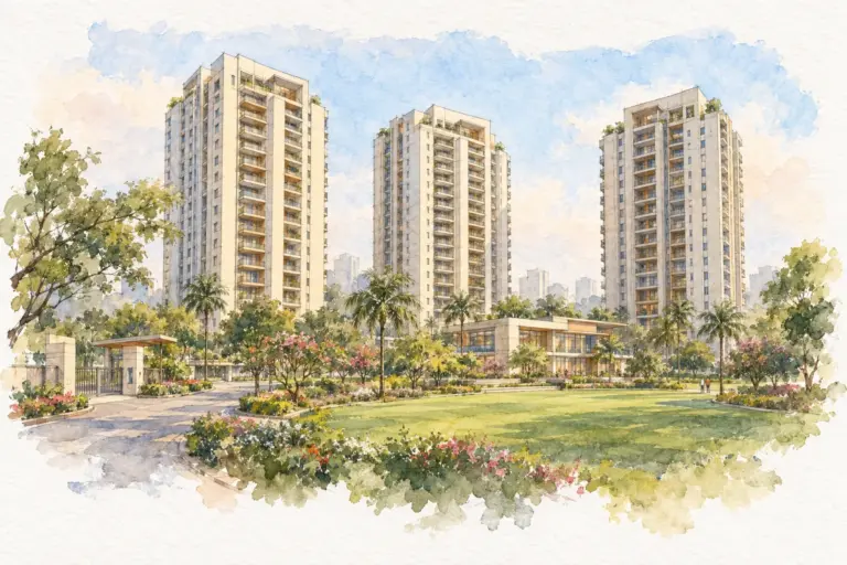 Illustration of Meena Apartments