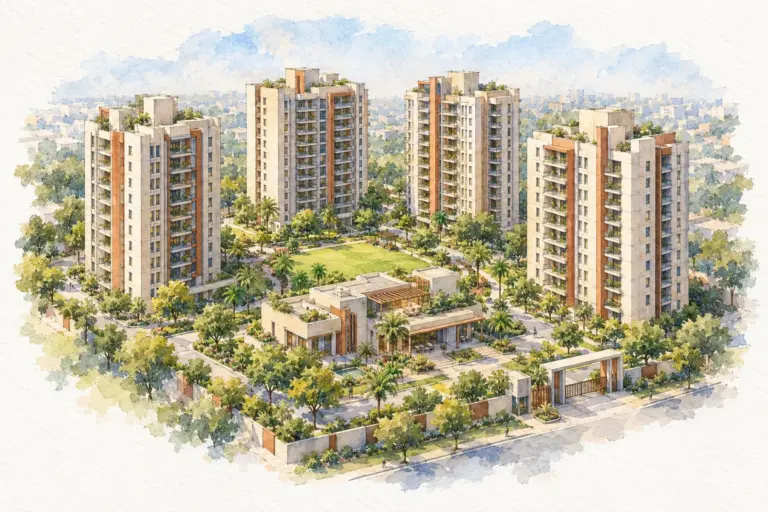 Illustration of Mount Everest Apartment