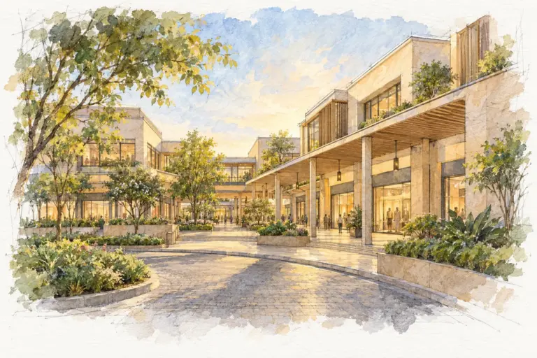 Illustration of NBCC Downtown Sarojini Nagar