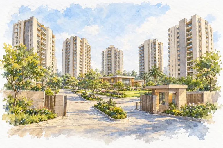 Illustration of New Arohi Apartments