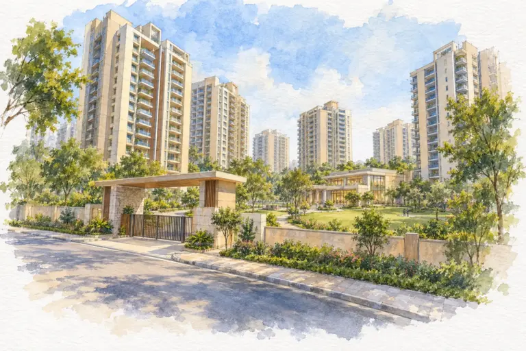 Illustration of New Sathi Apartment