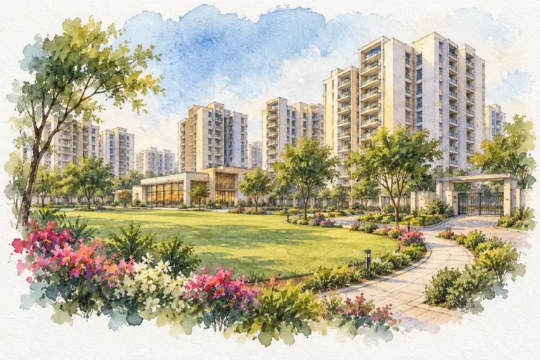 Illustration of Nikunj City