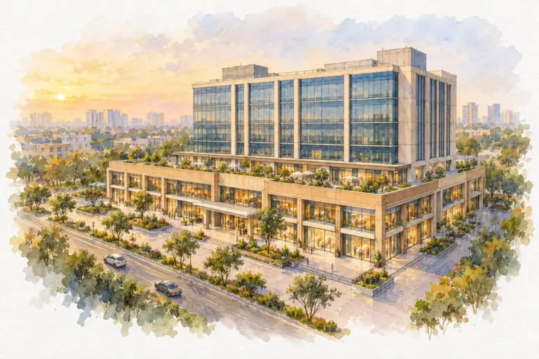 Illustration of Noida World One