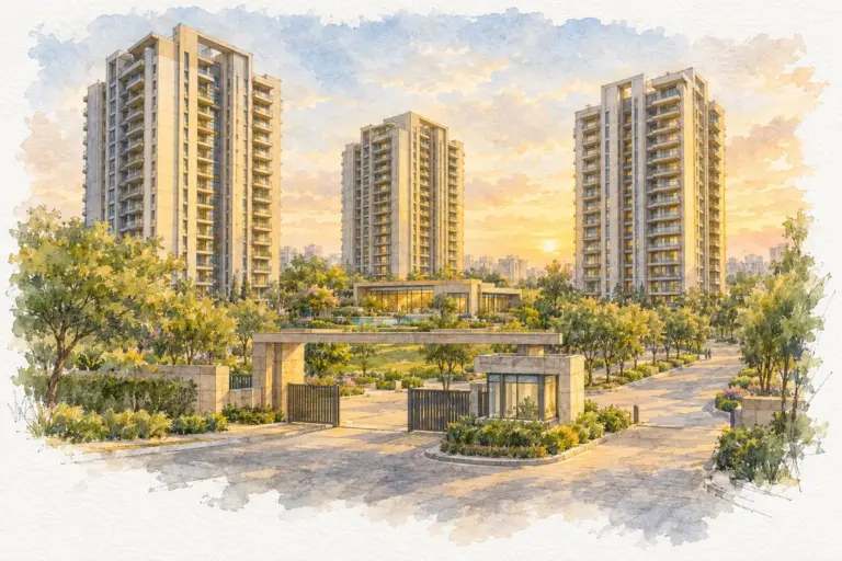 Illustration of Oasis Apartments