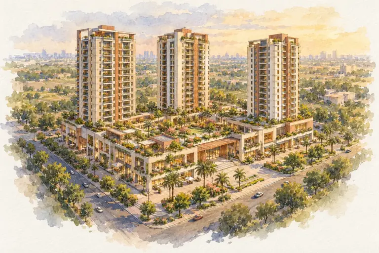 Illustration of Omaxe India Trade Center