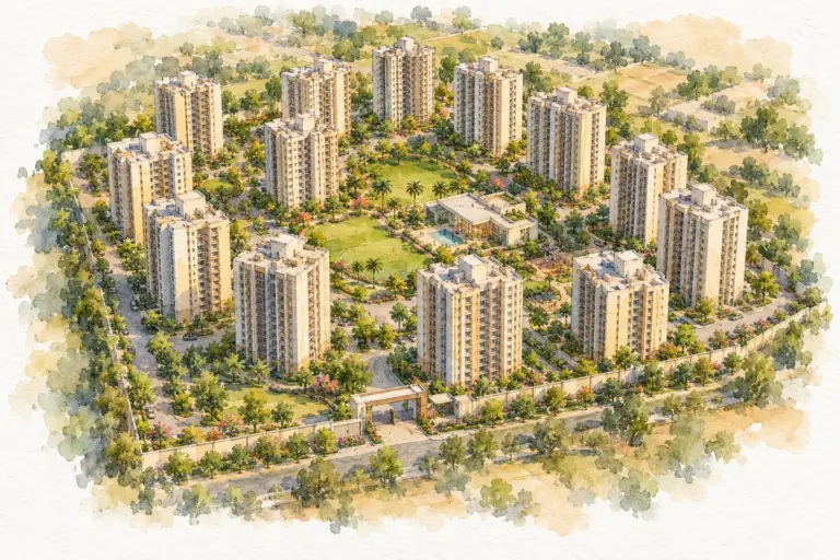 Illustration of Panchsheel Greens