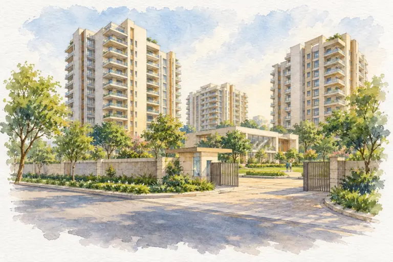 Illustration of Pareena Laxmi Apartments