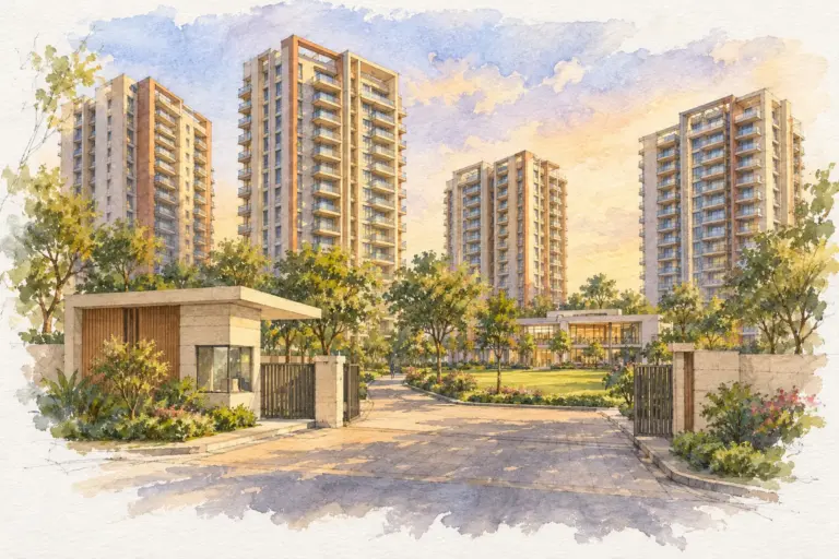 Illustration of Pareena Om Apartments