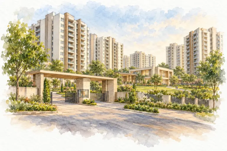 Illustration of Parker Niketan