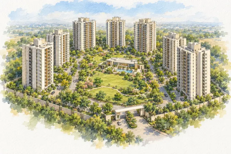 Illustration of Parsvnath Green Ville