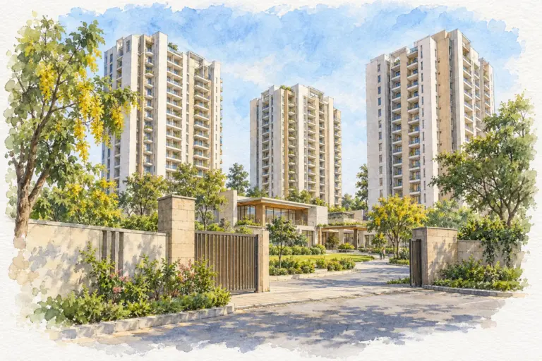 Illustration of Pragati Apartment