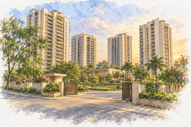 Illustration of Pragjyotishpur Apartments