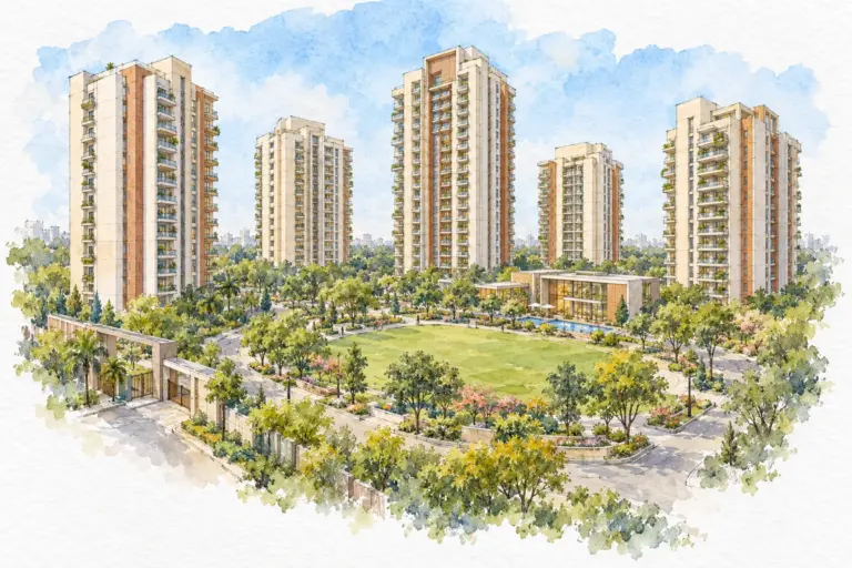 Illustration of Prakriti Apartments