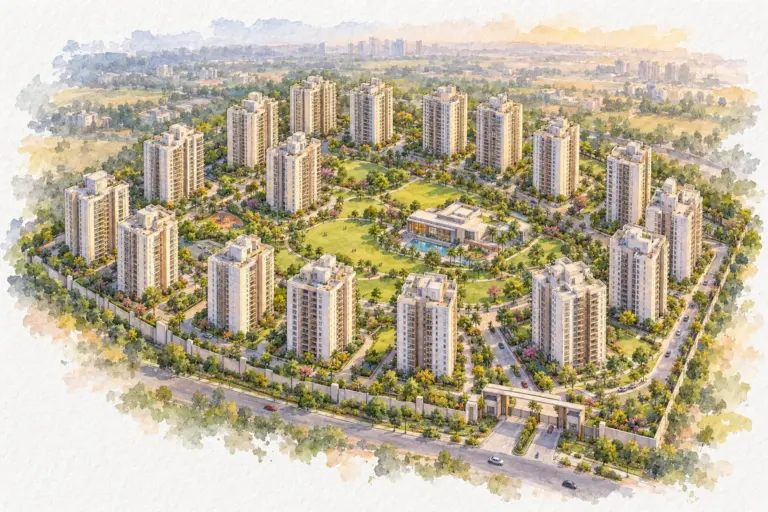 Illustration of Prateek Grand City