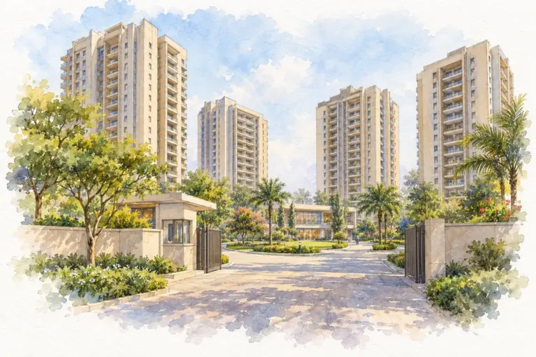 Illustration of Prerana Apartment