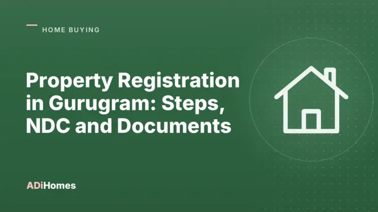property registration in gurugram steps ndc and documents cover 1