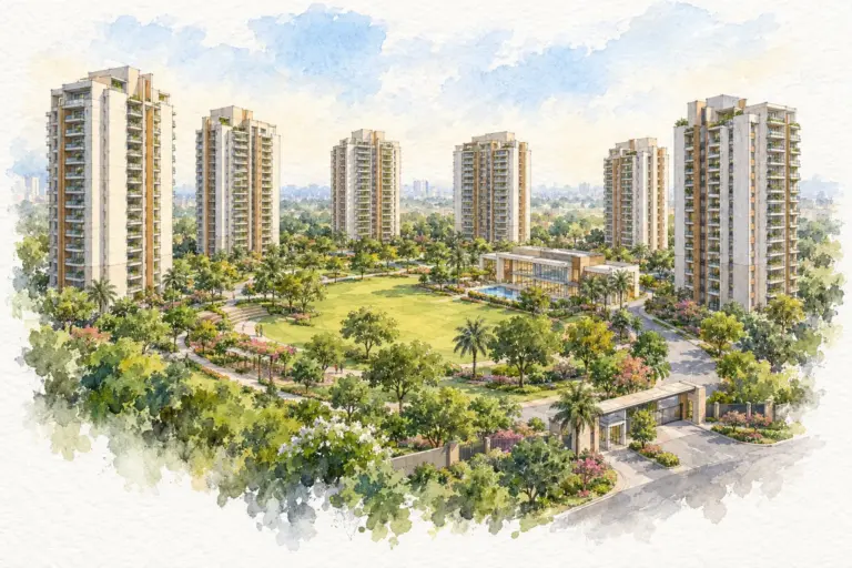 Illustration of Puri Emerald Bay