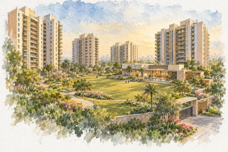 Illustration of Pyramid Urban Homes