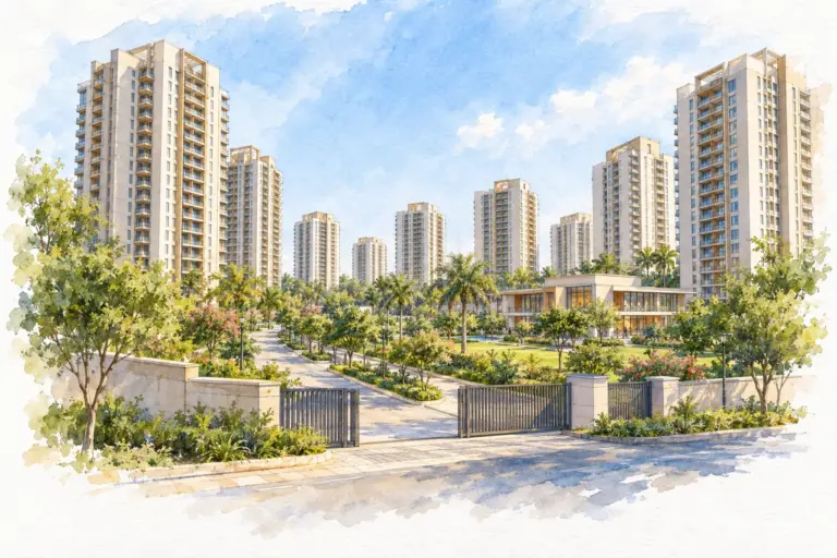 Illustration of Raheja Vedaanta
