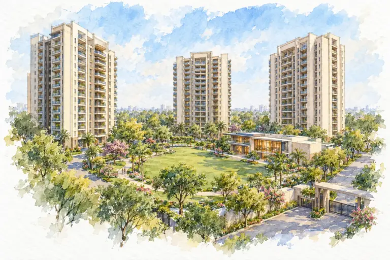 Illustration of Raheja Vedas
