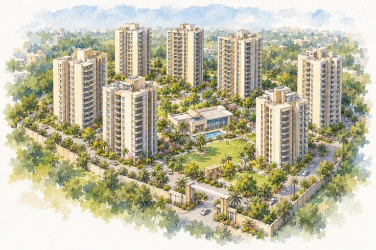 Illustration of Rajasthan Apartment