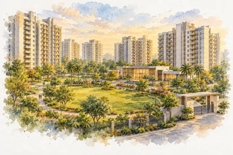 Illustration of Rajhans Residency