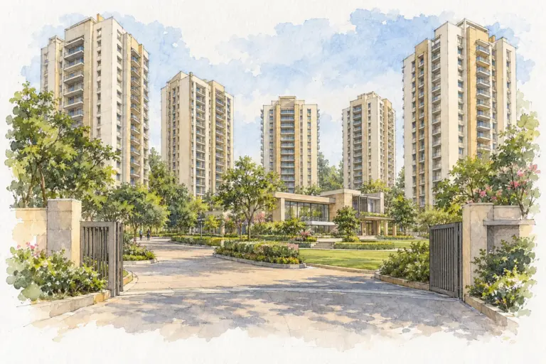 Illustration of Rajnigandha Apartments