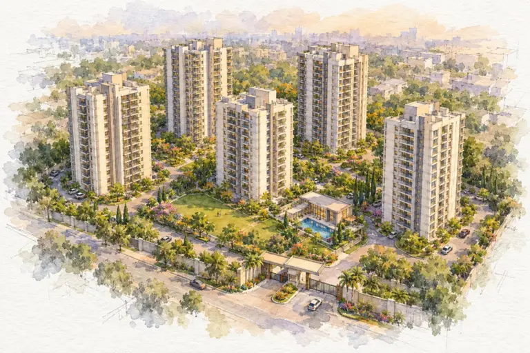 Illustration of Ramprastha City Rise