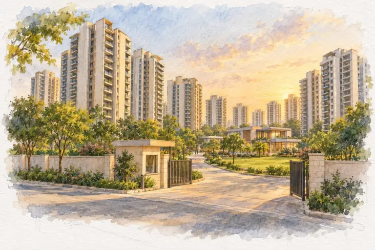 Illustration of Ramprastha The Edge Towers