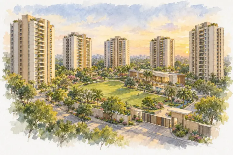 Illustration of Rang Rasayan Apartment