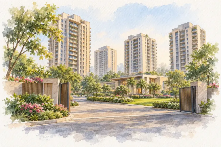 Illustration of Rohit Apartments