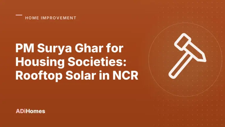rooftop solar for ncr housing societies under pm surya ghar cover 1