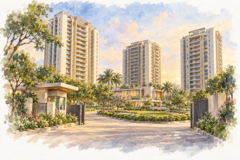 Illustration of Sahara Grace Gurgaon