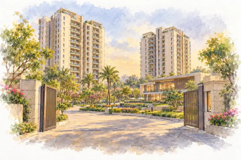 Illustration of Sahyog Apartment