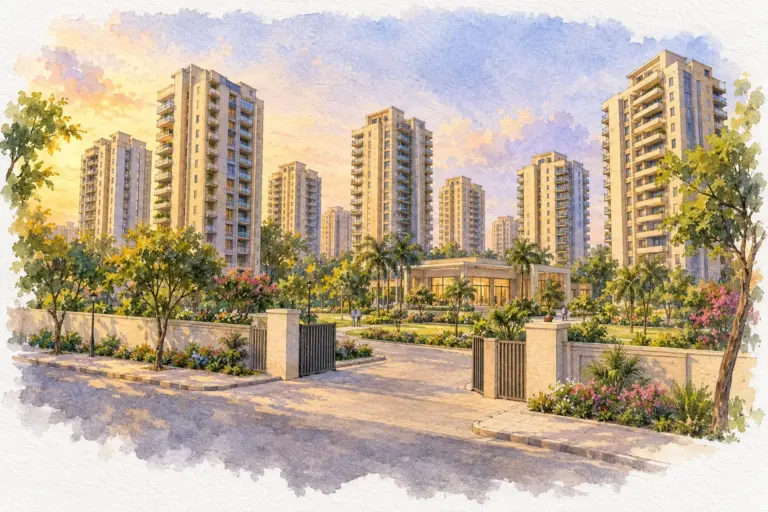 Illustration of Sahyog Apartments