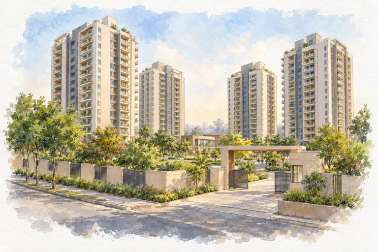 Illustration of Samiah Singapore Residency
