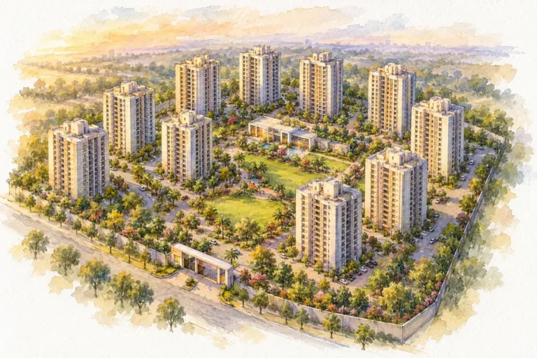 Illustration of Samridhi Grand Avenue