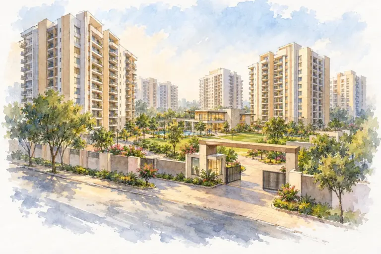 Illustration of Samyak Saffron Estate