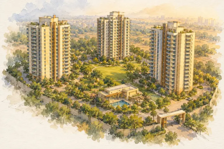 Illustration of Sanskriti Apartments Gurgaon
