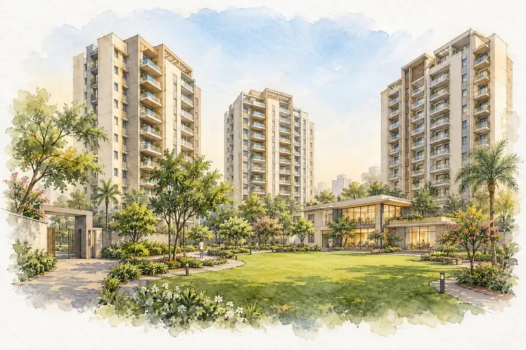 Illustration of Sanskriti Apartments Gurugram