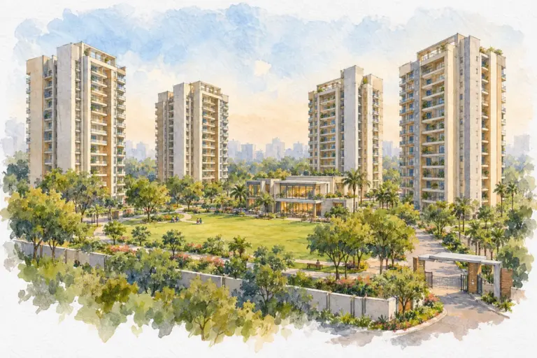Illustration of Sapna Ghar Apartments
