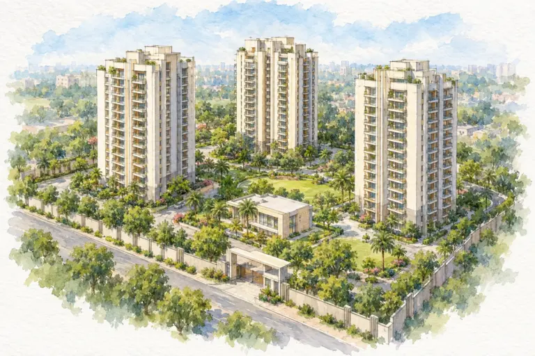 Illustration of Saransh Apartment