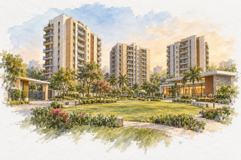 Illustration of Satya The Surbhi Apartment