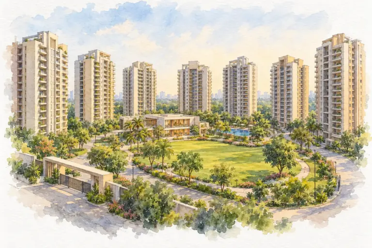 Illustration of Saubhagya Apartment