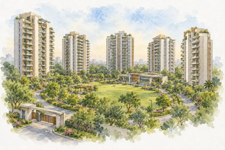 Illustration of Shekhar Apartments