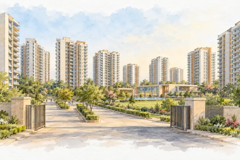 Illustration of Shiv Sai Vatika Apartments