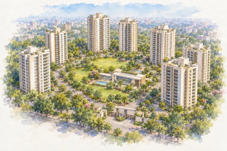 Illustration of Shivaji Apartments