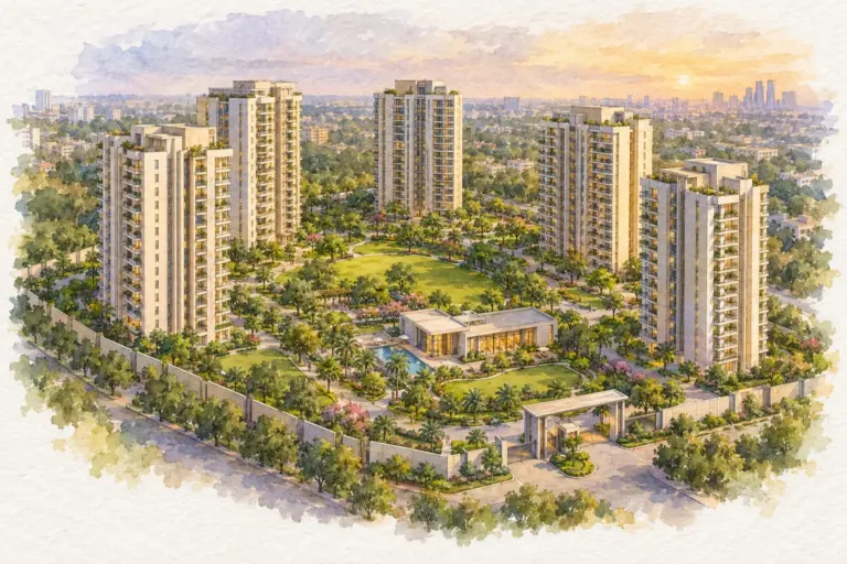 Illustration of Shivalaya Apartments Gurgaon